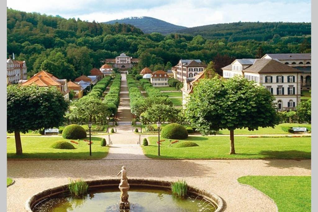 Schoene Ferienwohnung Am Schlosspark Bad Brückenau Buitenkant foto